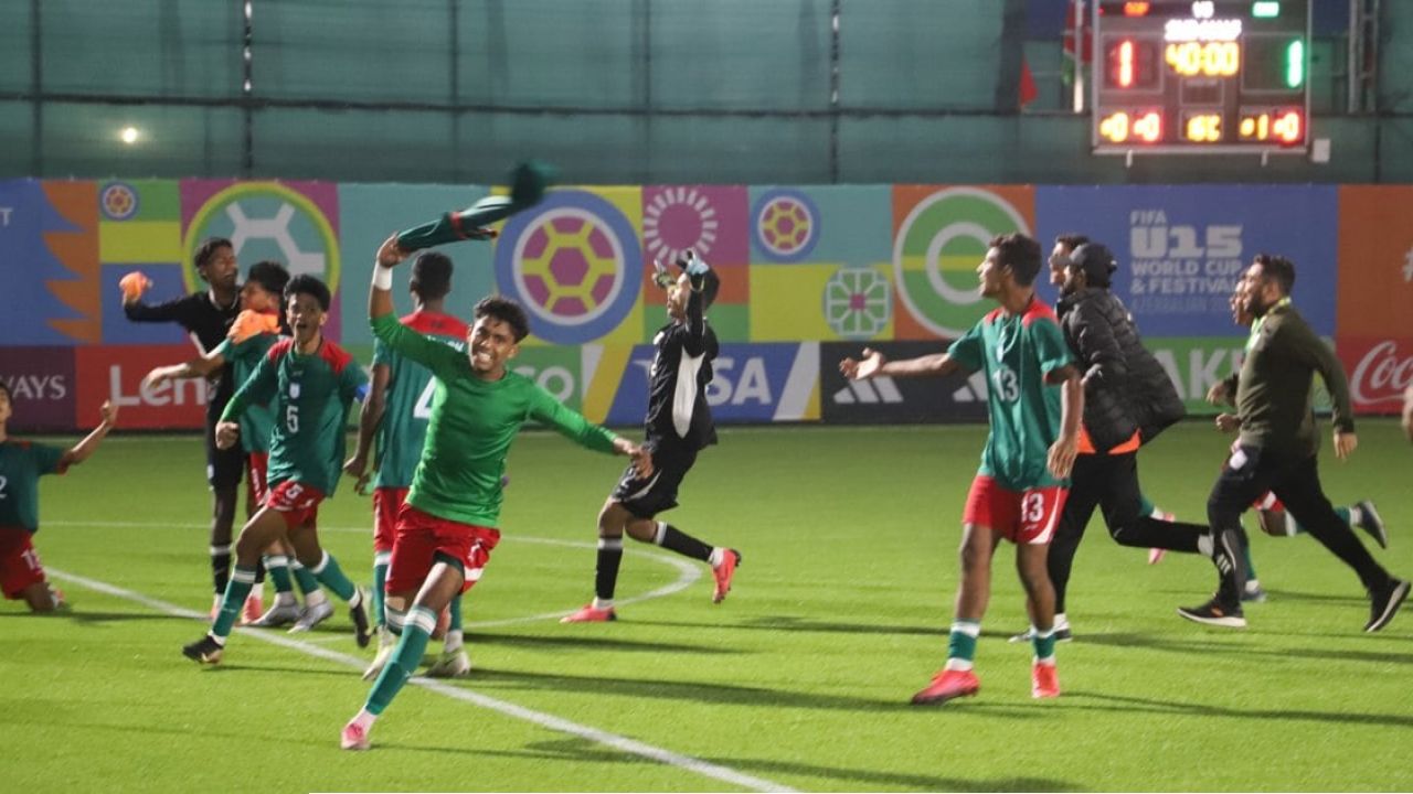 সিঙ্গাপুরকে হারিয়ে গ্রুপের কোয়ার্টার ফাইনালে বাংলাদেশ